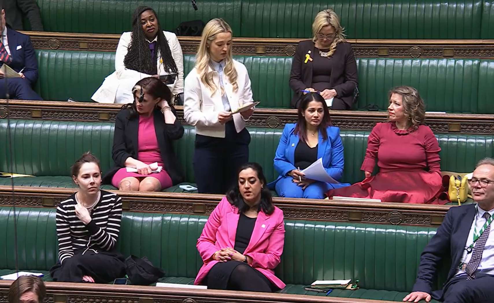 Labour MP Rosie Wrighting addresses the House of Commons (UK Parliament/House of Commons/PA)